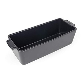 Peugeot, 10.3 x 4.3 x 3.1 inch interior Appolia Ceramic Loaf Pan, Slate