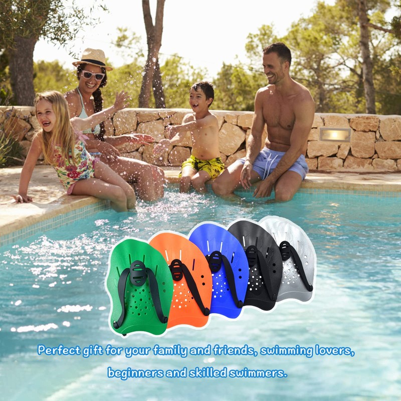 Unisex Adult Swimming Training Device Children's Hand Paddle Training Tool