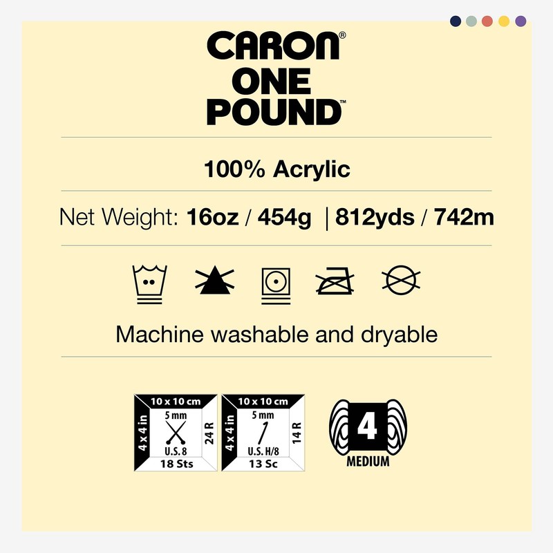 Caron ONE POUND PINK Yarn - 2 Pack of 453g/16