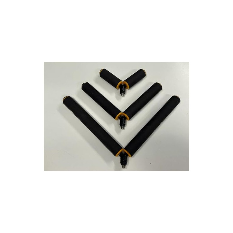 TMC V-Shaped Fishing Pole Rollers Set, 9", 6" and 3"