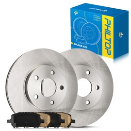 PHILTOP Front Brake Pads and Rotors kit Fit for Pontiac 2007-2009 G5, 11” Brake kit Front Brakes Rotors Automotive Replacement Brake kits