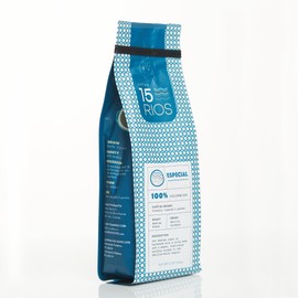 15 RIOS COFFEE, ESPECIAL, Arabica Colombian Whole Bean or Ground, Medium Roast, from Sevilla, Colombia, 100% Sustainable, High Q Grade Score +84.5, Single Origin, 12oz bag
