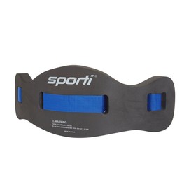Sporti Swim Belts, Swim Float Jogbelt with Adjustable Belt for Water Fitness Exercises, Swimming Trainer Flotation Belt - Black - L/XL
