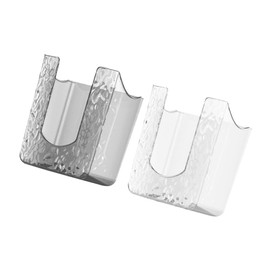 BUGUUYO Bathroom Wipes Storage Box 2pcs Wall Mount Tissue Holder Wet Wipe Dispenser