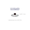 Silvershake Cushion Cut Garnet 925 Sterling Silver Stack Stackable Solitaire