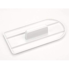 Smoother for rolled fondant semi-circular