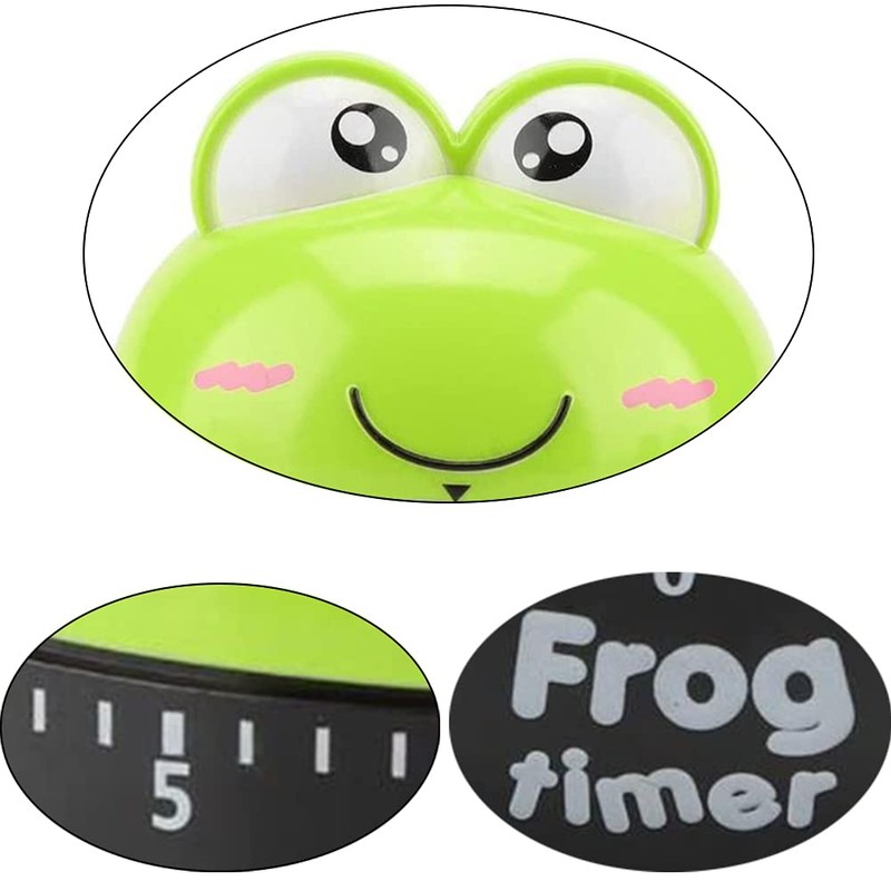 Kitchen Timer Cute Cartoon Frog Shape Baking Cooking Timer Cooking
