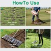 PMKBVI 30" x 10" Lawn Leveling Rake, Heavy Duty 304