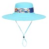 Womens Wide Brim Sun Hat Reversible Print UV Protection Oversized