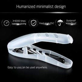 Risprsulen 2Pcs Transparent Portable Travel Men Manual Razor Protector Plastic Box Cover Container Storage Shaver Holder Protector Case Organizer Electric Shavers