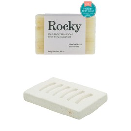 Rocky Mountain Soap Company Lemongrass Soap & Soap Dish, Set