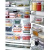 Popit! 8 Clear Food Storage Containers Set, Microwave and Freezer