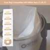 6PCS Replacement Dust Bags Compatible with Nilfisk Alto Aero 26,21,31,Attix