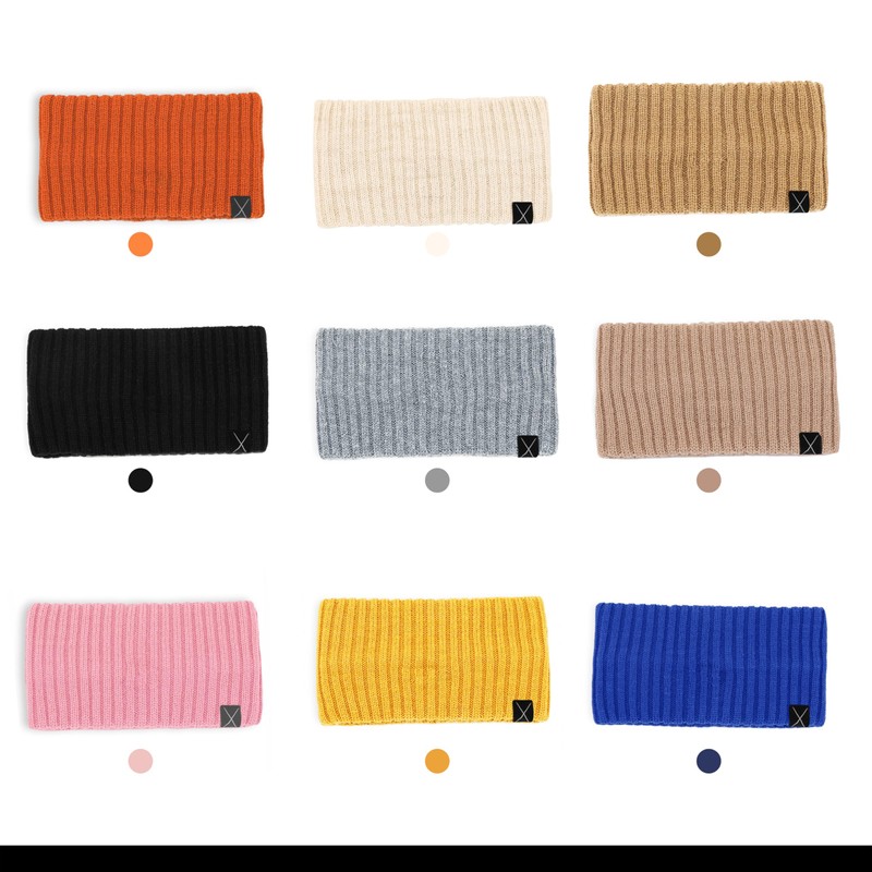 Ladies Extra Wide Headband Warm Knitted Headband Soft Cotton Ear