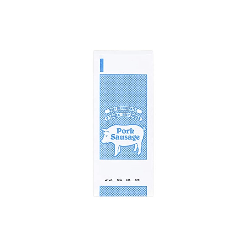 MAINCA Pork Sausage Freezer Bags - 1 Lb. Size, Disposable,