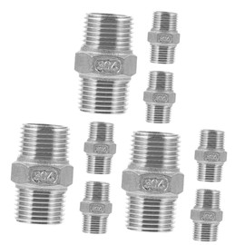Operitacx 3 Sätze Edelstahlbeschläge Rohr Schlauch Armaturen Pex-fittings 1/2 Zoll Pex-beschläge Aus Metall Pex-crimp-fittings Pex-anschlüsse Silver Rostfreier Stahl 3 Stück * 3