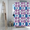 TOBYWEN Shower Curtain Liner, Purple Blue Eyes PEVA Shower Curtain