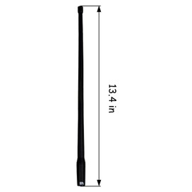 ONE250 13" Inches Flexible Rubber Antenna, Compatible with Toyota Tundra (1999-2023), Toyota Tacoma (1995-2016), FJ Cruiser (2007-2015), Highlander - Designed for Optimized FM/AM Reception (Black)