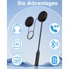 Bluetooth-Headset für Motorradhelm, Bluetooth-Kopfhörer für Motorrad, BT5.3, 16 Stunden Akkulaufzeit,