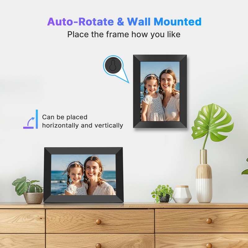 Uhale Digital Picture Frame 32GB Storage 10.1 Inch WiFi Electronic