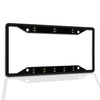Fastasticdeals Metal Insert License Plate Frame Anchor A Weatherproof Car