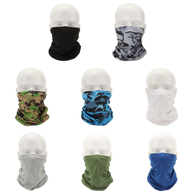 8 Pcs Outdoor Sun Protection Scarf Quick Drying Multi Function