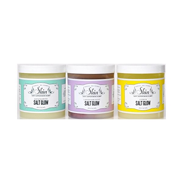 Skin An Apothecary Salt Glow, 16 oz, Lavendar Mint