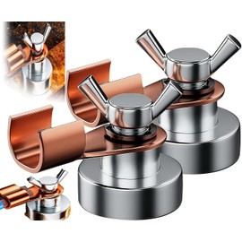 2Pcs Magnetic Welding Ground Clamp Support Ground Clamp Tools Welder Magnet Clamps fit For Metal Welding Tables Poles Railings