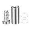 uxcell 1/2 Dia x 1-1/4"(12x33mm) Standoff Screws Wall Mount Sign