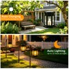 Solar Lanterns Outdoor Waterproof Lights, RGB Color Changing Light 2pack
