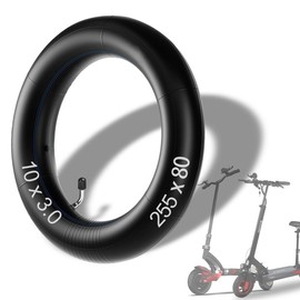 Felixstory 10x3/255x80(80/65-6) Scooter Inner Tube Fit for Varla Eagle One/Nanrobot D4+ D5+ D6+/Apollo ghost/Kugoo M4 Pro/Joyor s10-s Electric Scooter, Go karts ATV Quad Speedway, with 45 Degree Valve