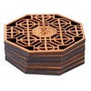 6PCS Bamboo Coaster Teacup Mat AntiScald Heat Insulation Pad Tea