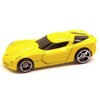 Hot Wheels 09 Corvette StingRay Concept (Yellow) - 2010 New Models #19 1:64 Scale