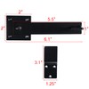 SANKINS 5.5" Fence Gate Latch Barn Door Flip Hardware Farm