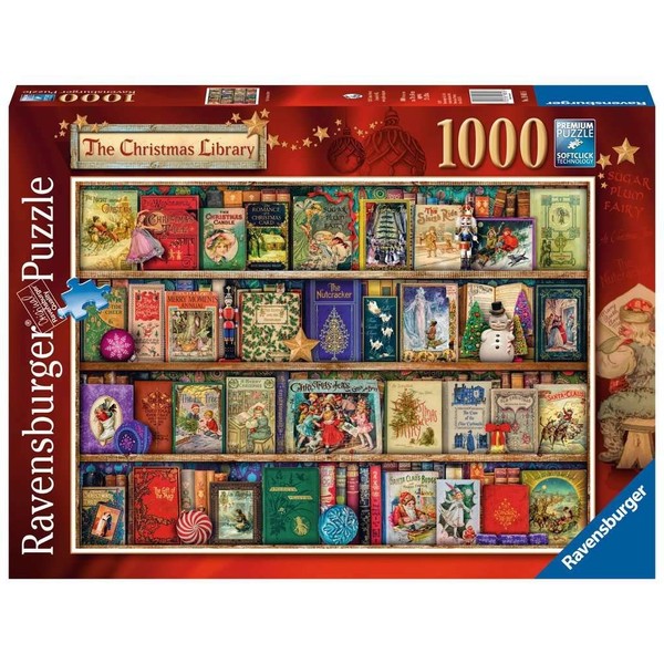 Ravensburger The Christmas Library, 1000pc Jigsaw Puzzle