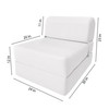 Danfuton Sleeper Chair Folding Foam Beds, Flip Bed Sit Sleep