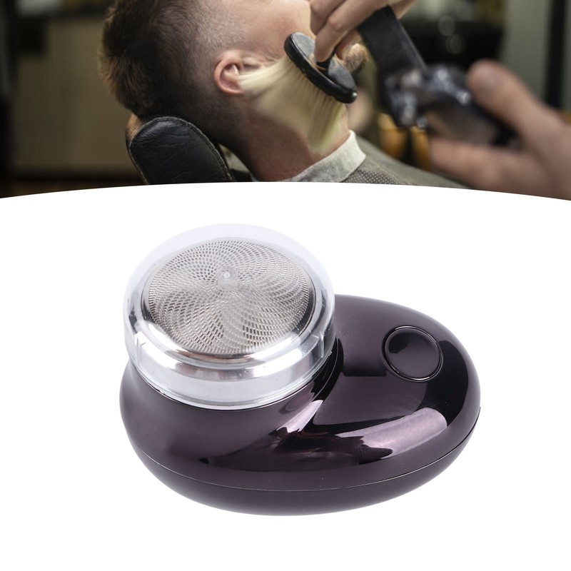 Electric Beard Clipper Fine Trimming Stainless Steel USB Rechargeable Portable