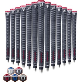 Full Choice Rubber Golf Club Grips, Advanced Texture Control and High Feedback Golf Putter Grips