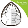 Bextile Egg Chair Cushion Replacement, Detachable Hanging Chair Cushion Washable,