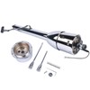 Woosphy 28" Chrome Tilt Street Rod Floor Shift Steering Column