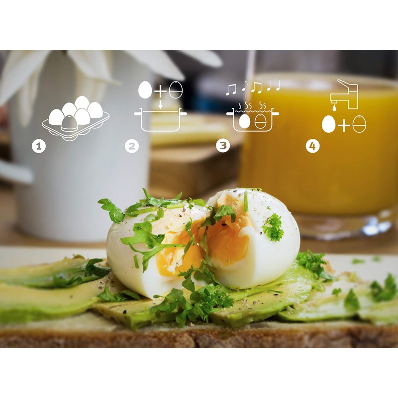 Brainstream PiepEi-The Singing Egg Timer for Cooking, Multicolor, 5,1 x