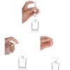 6 Pack 30ml / 1 Oz Transparent Refillable Perfume Bottle,