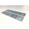 Greened House Zinc Plated Square Plate Washer M10 40mm x