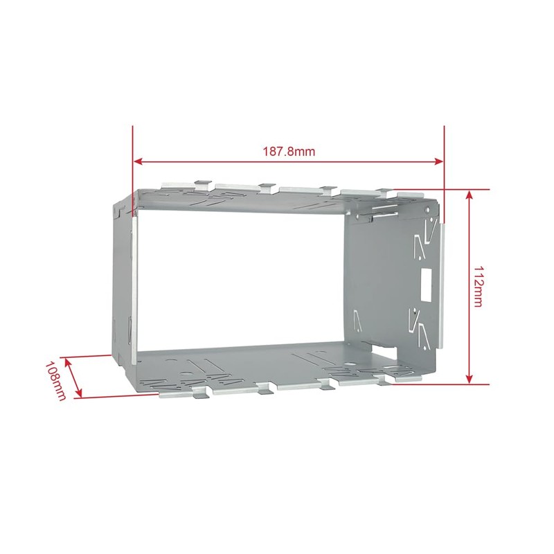 DYNAVIN MFK-UNI101-H Car Radio Mounting Frame Universal Double 2 DIN