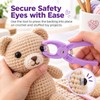 Safety Eye Installation Tool for Amigurumi – Fits 5–30mm Eyes