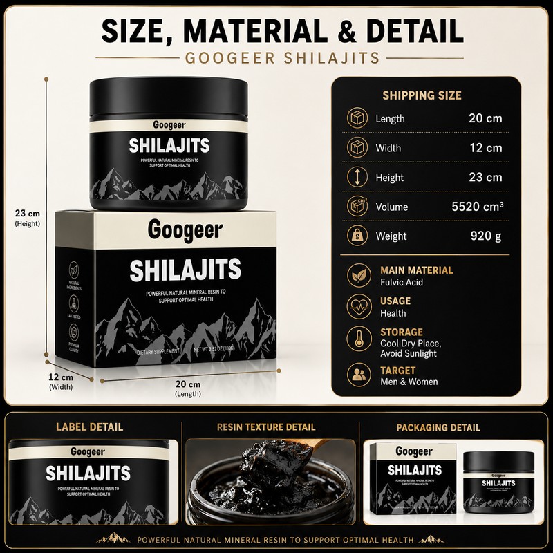 Shilajit Paste for Daily Wellness – Fulvic Acid Mineral Resin