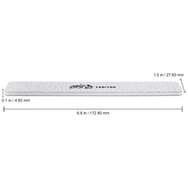 10PCS Jumbo Size PANA Professional Double Sided Nail Files - Zebra, 100/100 Grit - Emery Board Nail Buffering File Manicure Pedicure Nail Polisher Washable