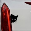 Black Cat Head Sticker Vinyl Car Scooter Car Tuning Truck