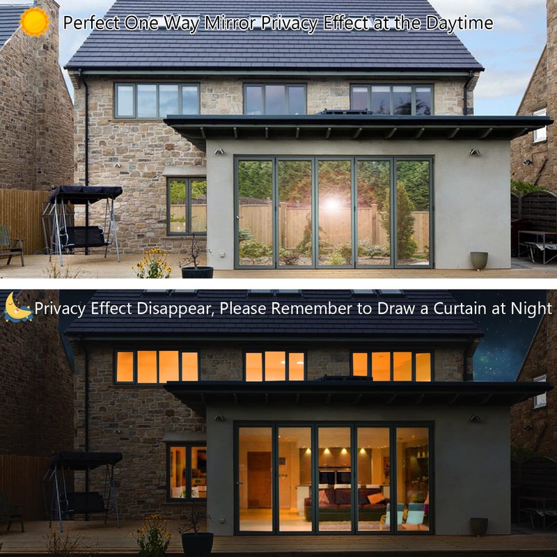 STATINT Window Film Privacy One Way Mirror Glass Tint Heat