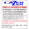 Polaris Led Neon Light Sign Edge Lit Man Cave Garage